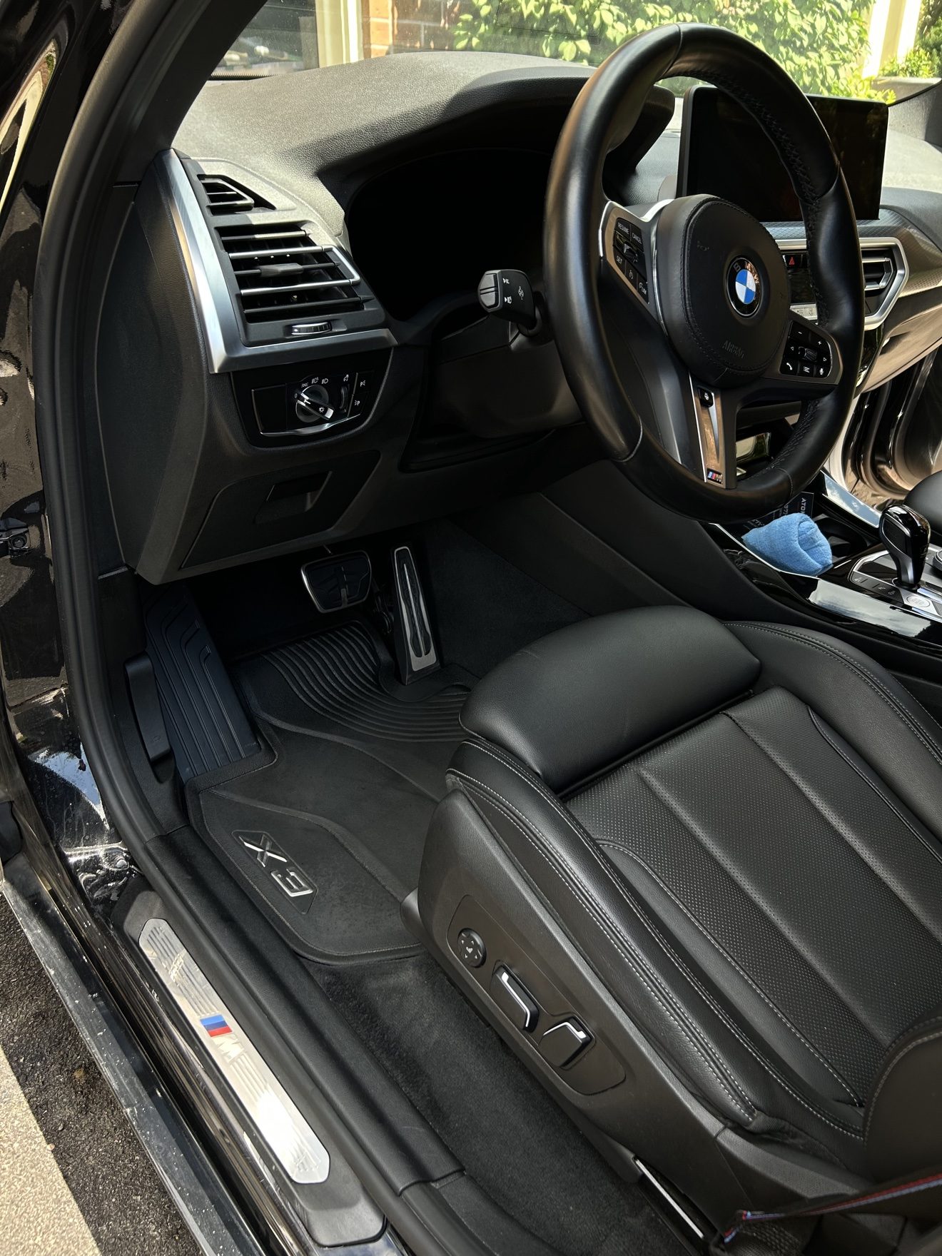 BMW X3 interior after detailing by Atom Detailing