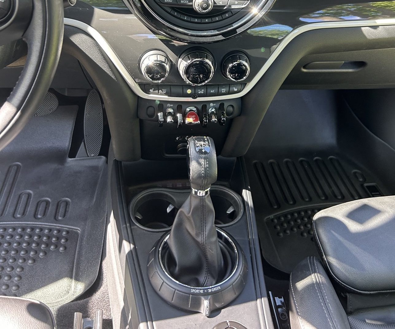 Mini dashboard after detailing by Atom Detailing